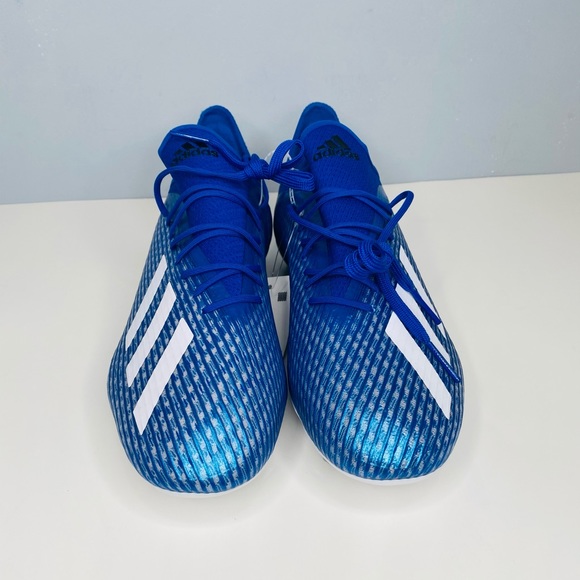 Adidas X 19.2 FG Soccer Cleats Royal Blue White